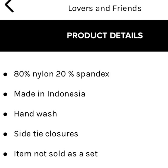 LOVERS + FRIENDS BOTTOMS NWT LARGE - Picture 11 of 11